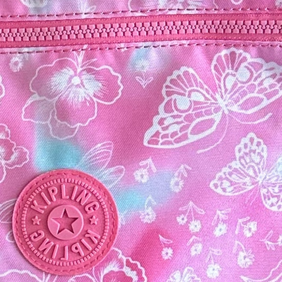 Kipling Seoul Large Laptop Backpack Garden Clouds Floral Butterfly Print NWT main image 13